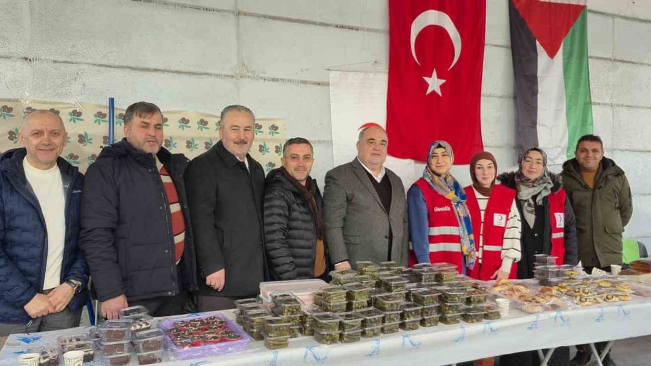 Bartın'da Kızılay'dan Suriye ve Filistinlilere Destek Etkinliği