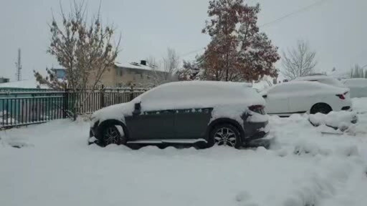 Başkale Beyaza Büründü: Kar 20-50 cm, Gece -8 derece