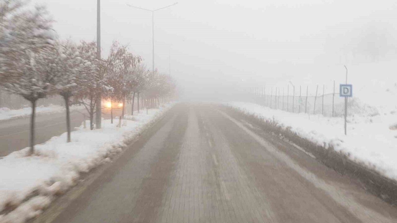 Başkale'de Yoğun Sis: Görüş Mesafesi 5 Metreye Düştü