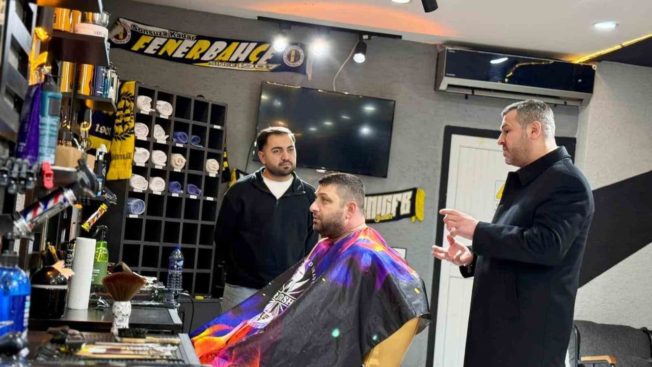 Başkan Çetinkaya 100. Yıl Mahallesi Esnafını Ziyaret Etti