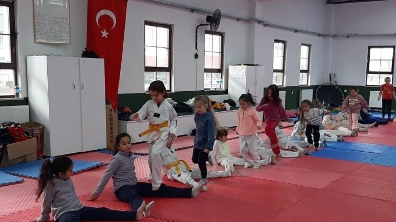Bilecik Osmaneli'de Taekwondo Antrenmanları Aralıksız Sürüyor