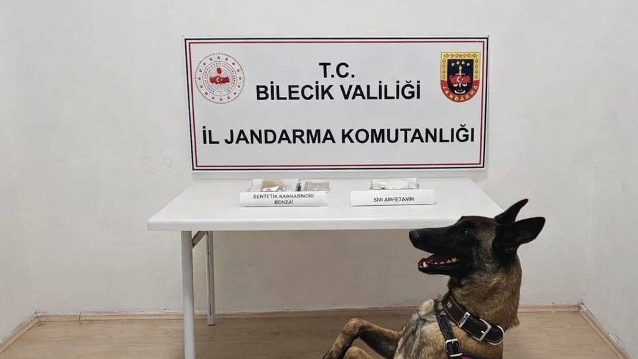 Bilecik'te Jandarma, Şüpheli Araçta 20 Gram Sentetik Kannabinoid ve 20 Gram Sıvı Amfetamin Ele Geçirdi