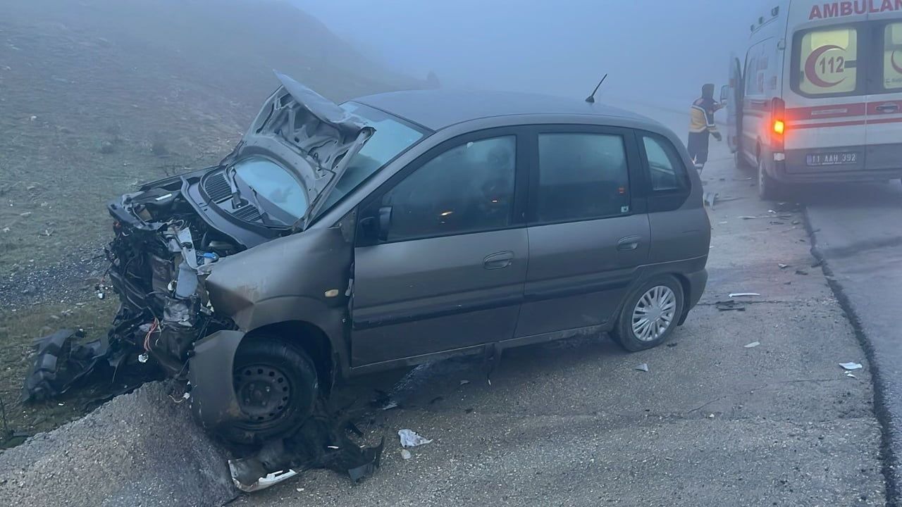 Bilecik'te Kafa Kafaya Çarpışma: 2 Yaralı