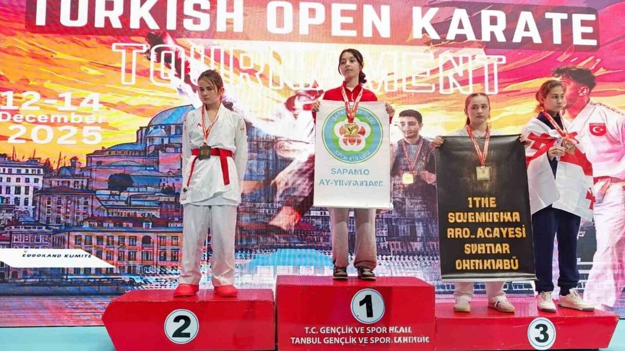 Bilecikli Karateci Kübra Beril Culfa, Turkish Open'da İkinci Sırada