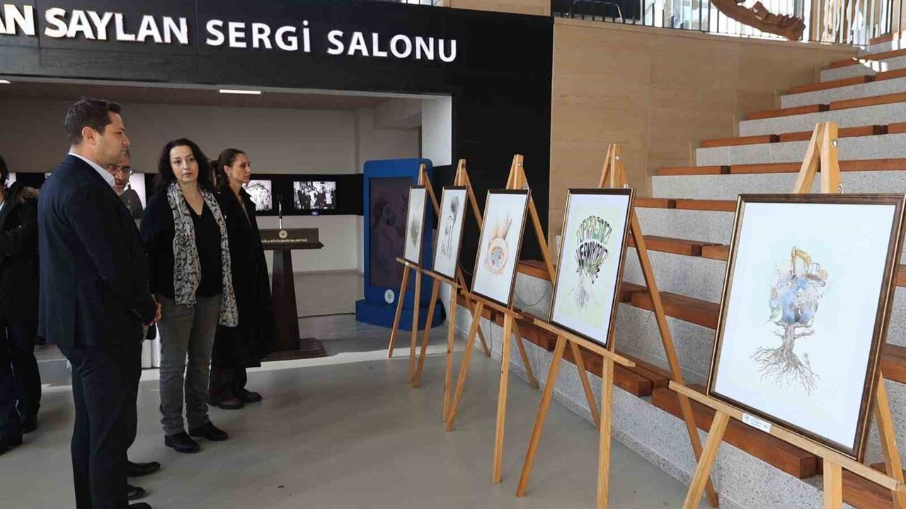 Bir Başka Yolculuk Gerek Bize: Muğla'da Grafik Tasarım Sergisi Açıldı