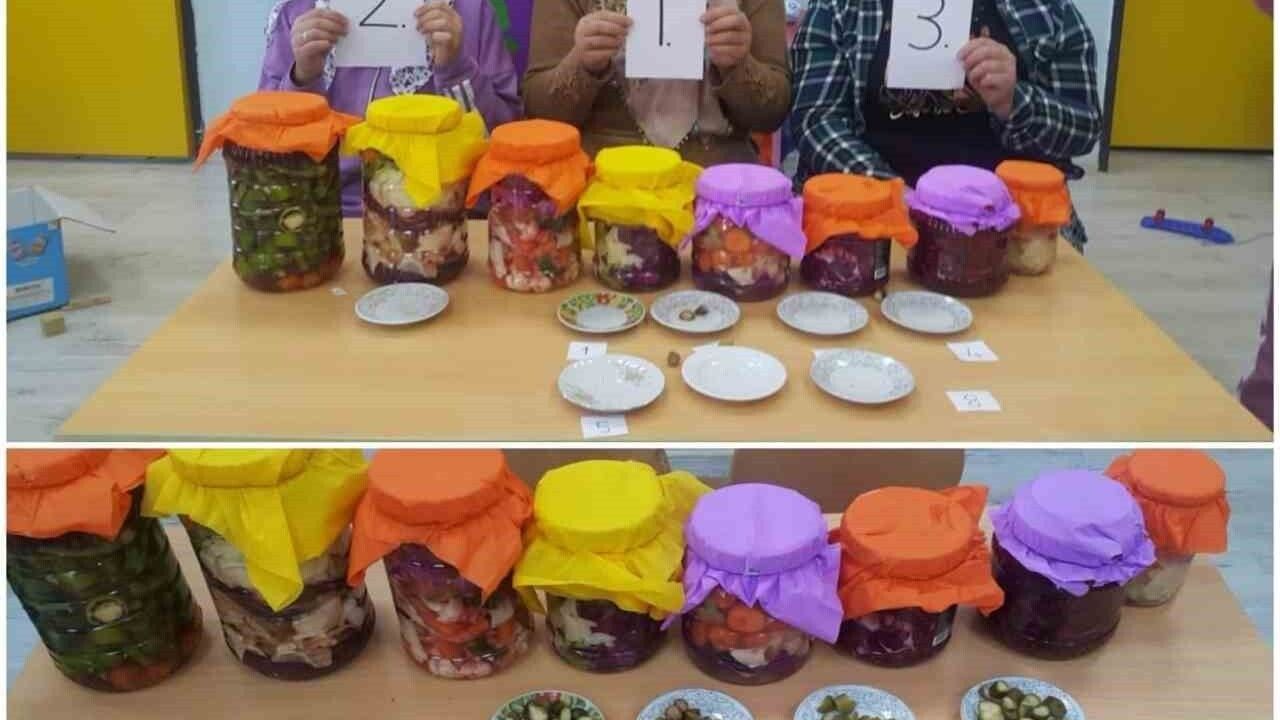 Bozdoğan'da minikler Yerli Malı Haftası'nda ekmek yapmayı öğrendi