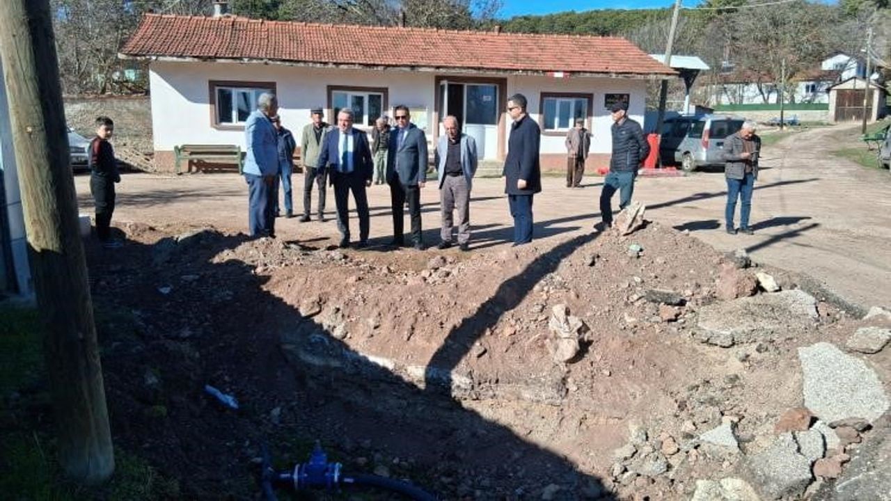 Bozüyük'te 900 Metrelik İçme Suyu Altyapısı Tamamlandı