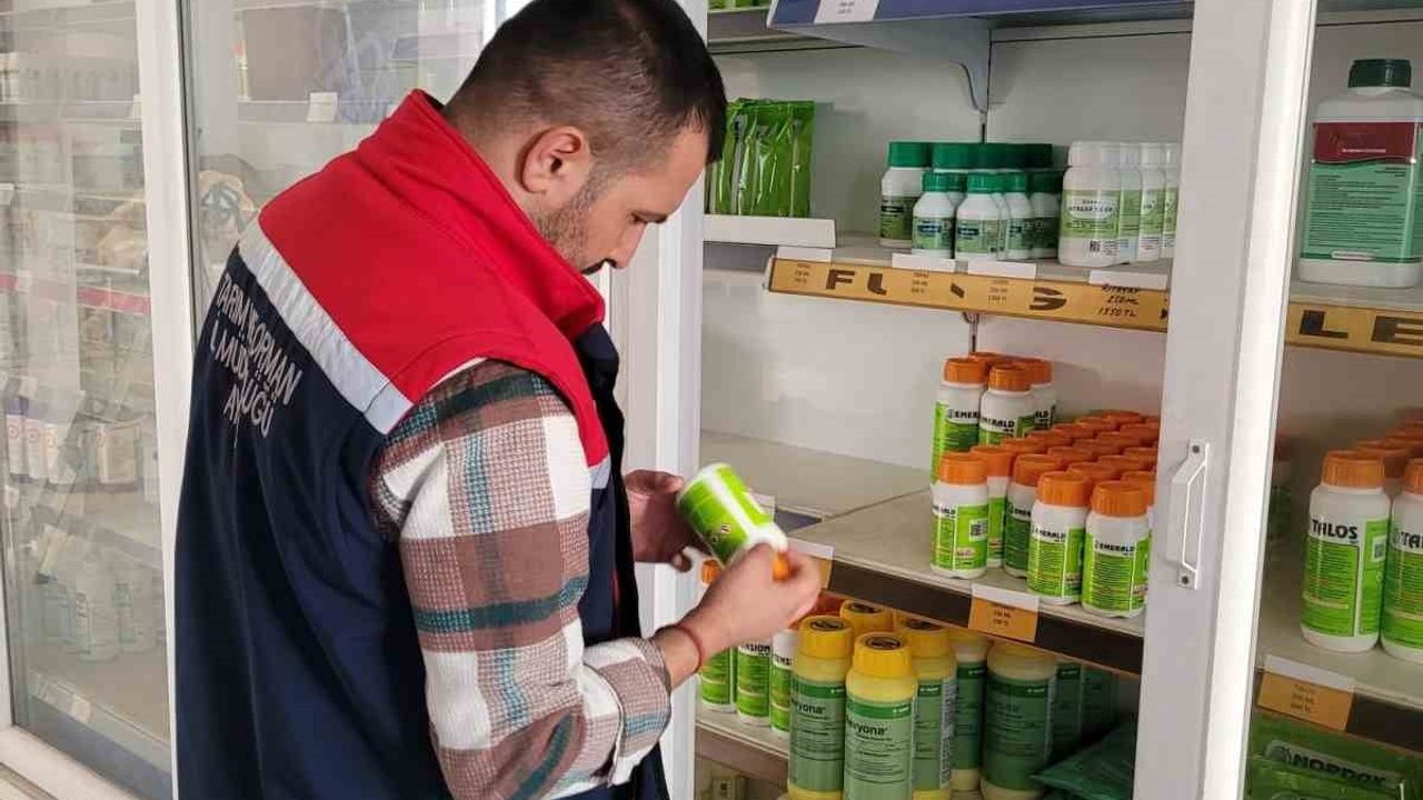 Buharkent’te Bitki Koruma ve Gübre Bayilerine Barkod-Stok Denetimi