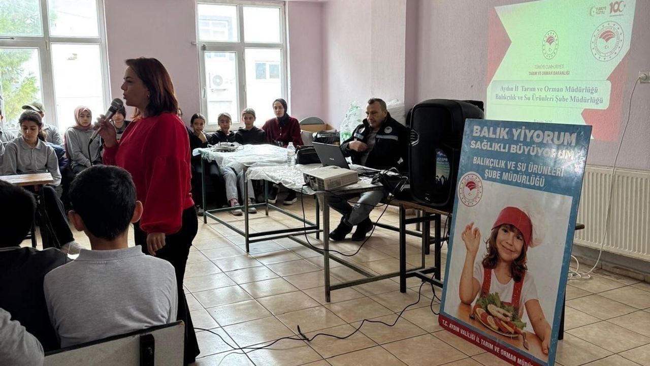 Buharkent'te Öğrencilere Balık ve Su Ürünleri Eğitimi