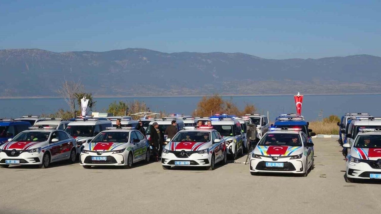 Burdur'da Emniyet ve Jandarmaya 56 Yeni Hizmet Aracı Teslimi
