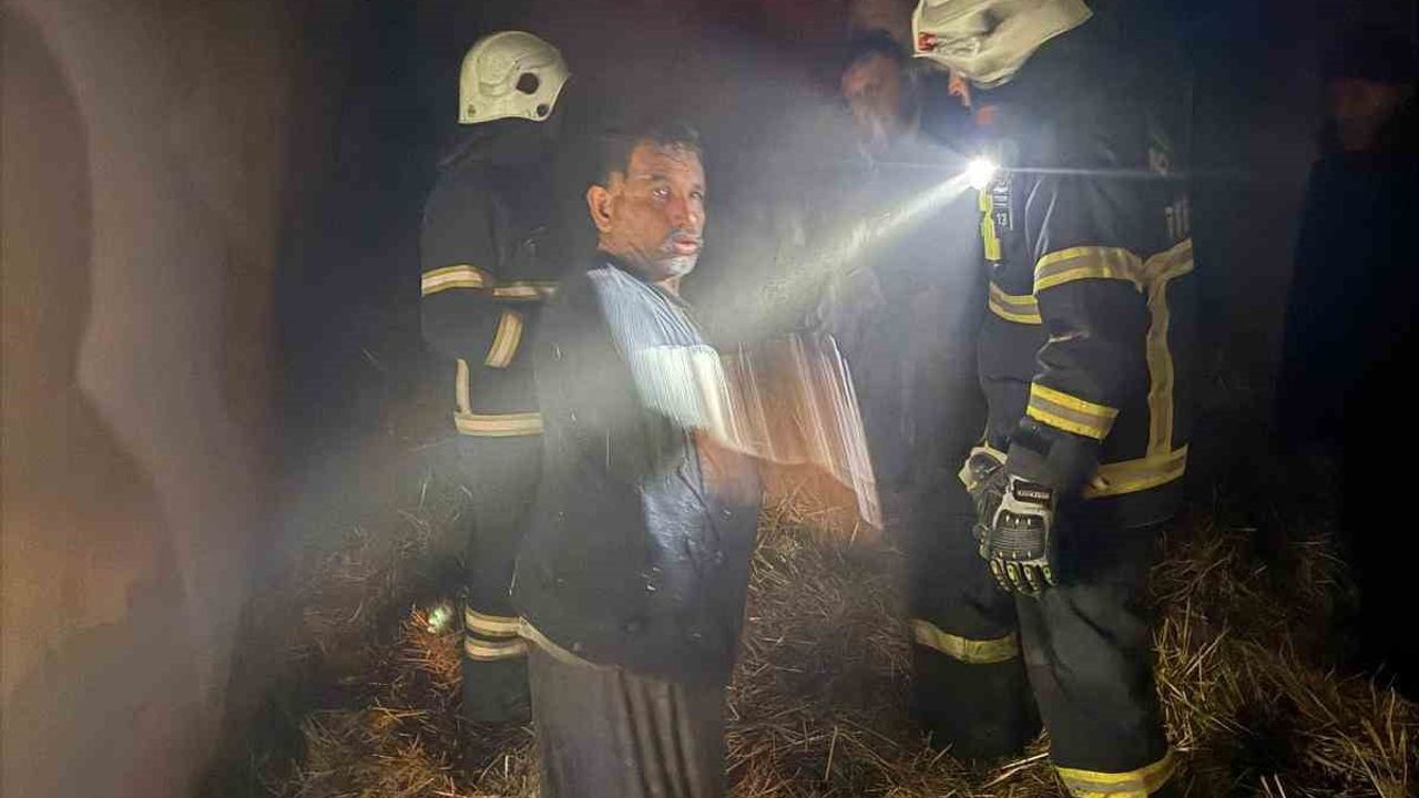 Burdur'da saman yangını: 2 bine yakın balya zarar gördü