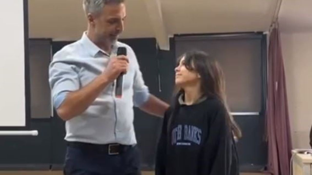 Çalıca Ortaokulu'ndan Duyarlı Örnek: Gülçin Miray Karaman Ayakkabılarını Çıkardı