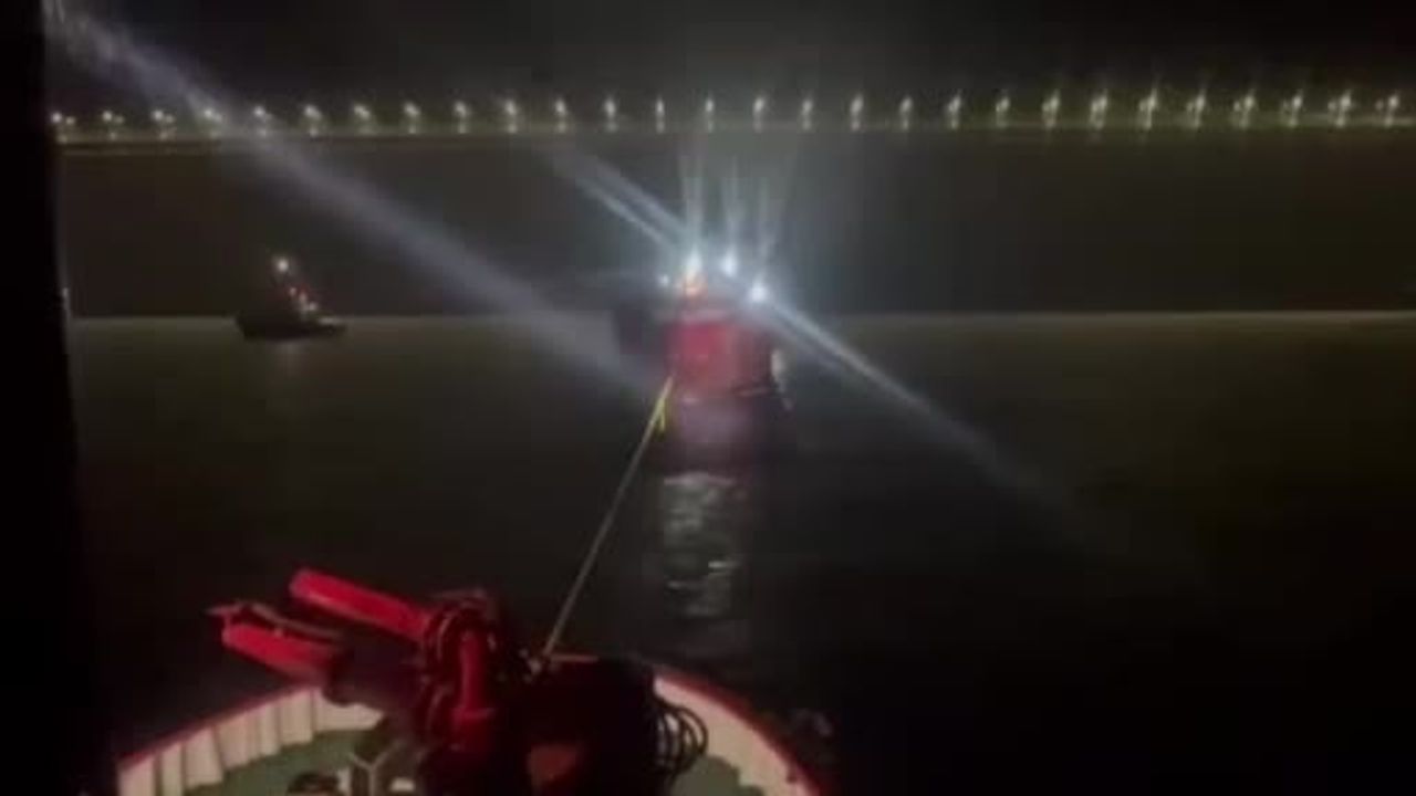 Çanakkale Boğazı'nda 'ENIF' Genel Kargo Gemisi Makine Arızası