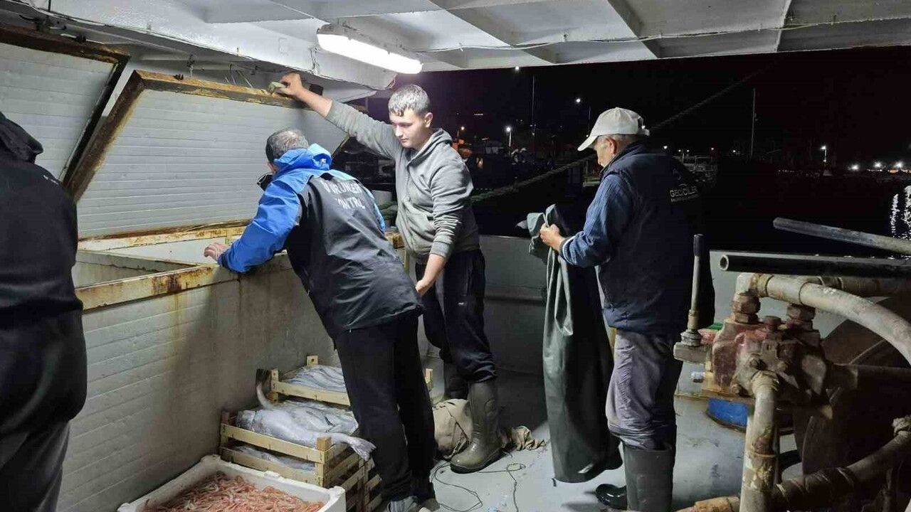 Çanakkale'de Denetimlerde 525 Kilo Balığa El Konuldu