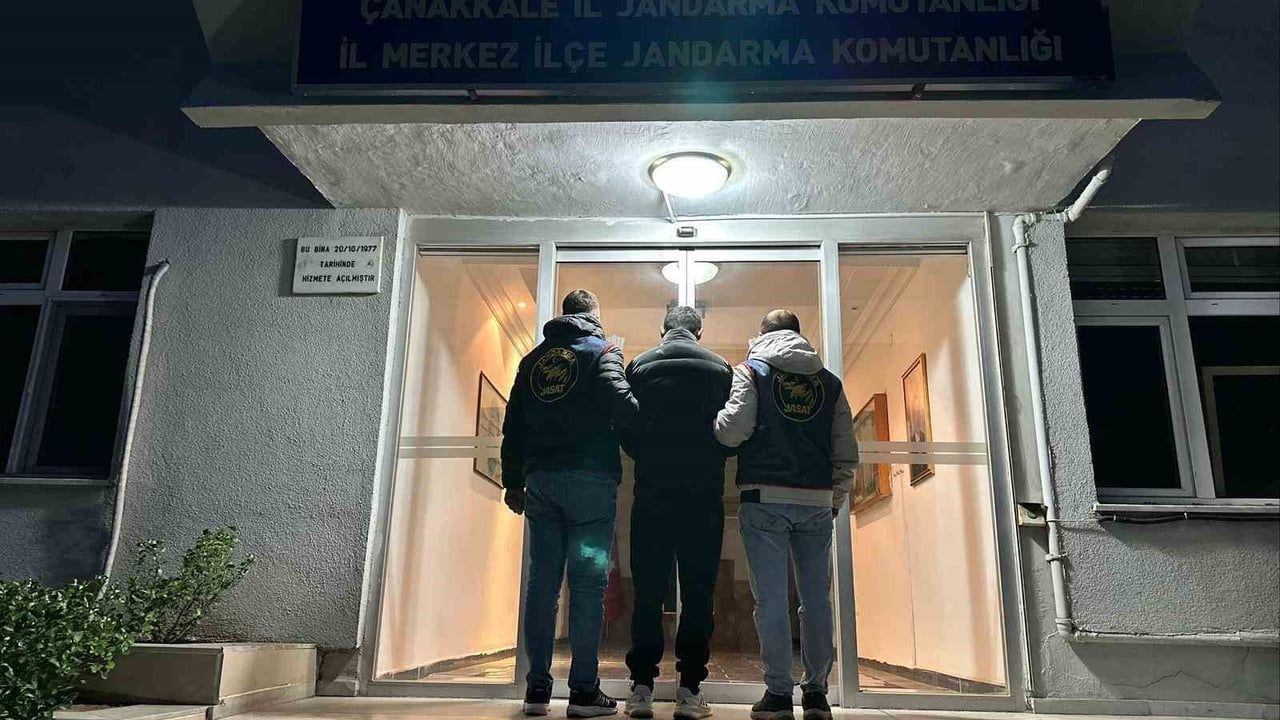 Çanakkale'de kesinleşmiş hapis cezası bulunan 9 şüpheli yakalandı