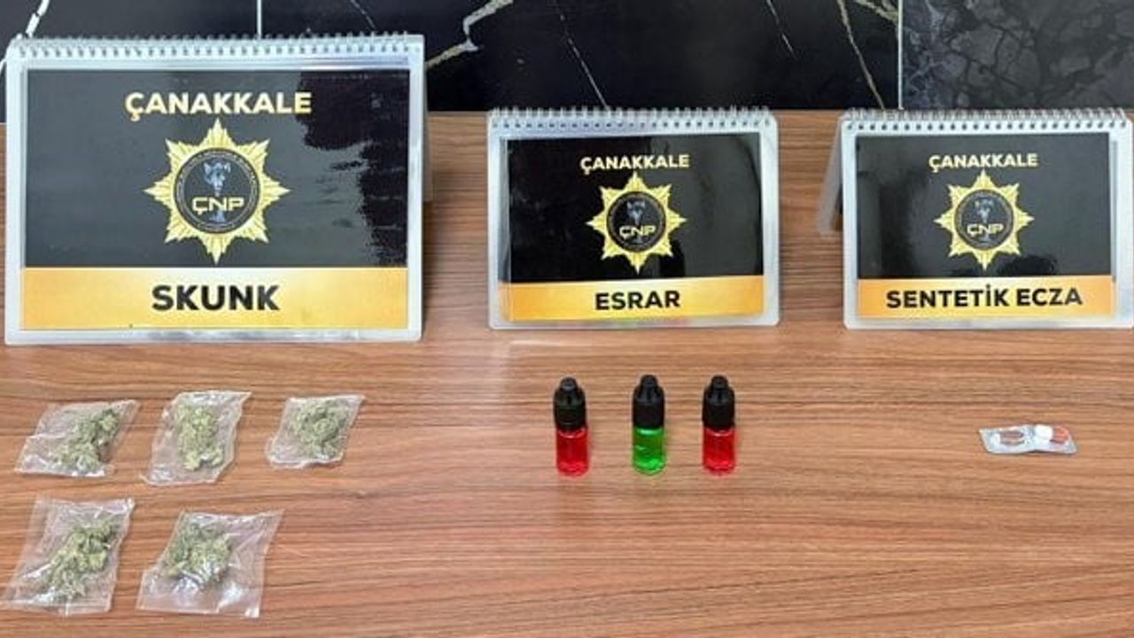 Çanakkale’de Uyuşturucu Operasyonu: 6 Şüpheli Tutuklandı