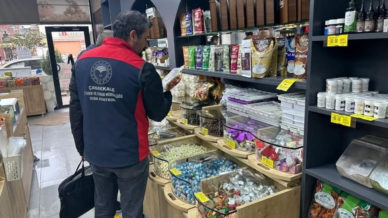 Çanakkale'de Yılbaşı Öncesi Gıda Denetimleri Artırıldı