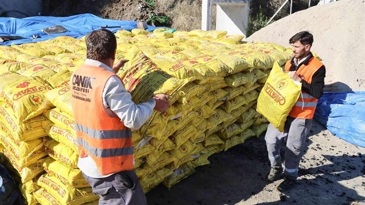 Canik Belediyesi'nden 2025-2026 Yakacak Desteği