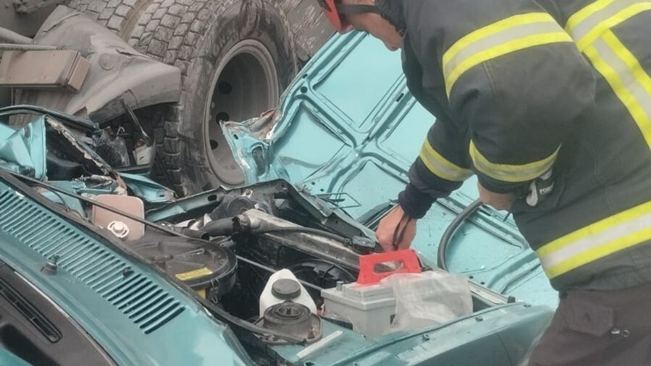 Çaycuma’da Tır ile Otomobil Çarpıştı: 1 Yaralı