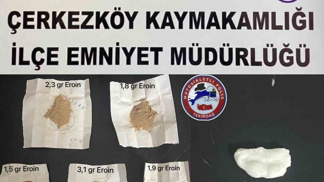 Çerkezköy'de Narkotik Operasyonu: Zehir Tacirlerine Geçit Yok