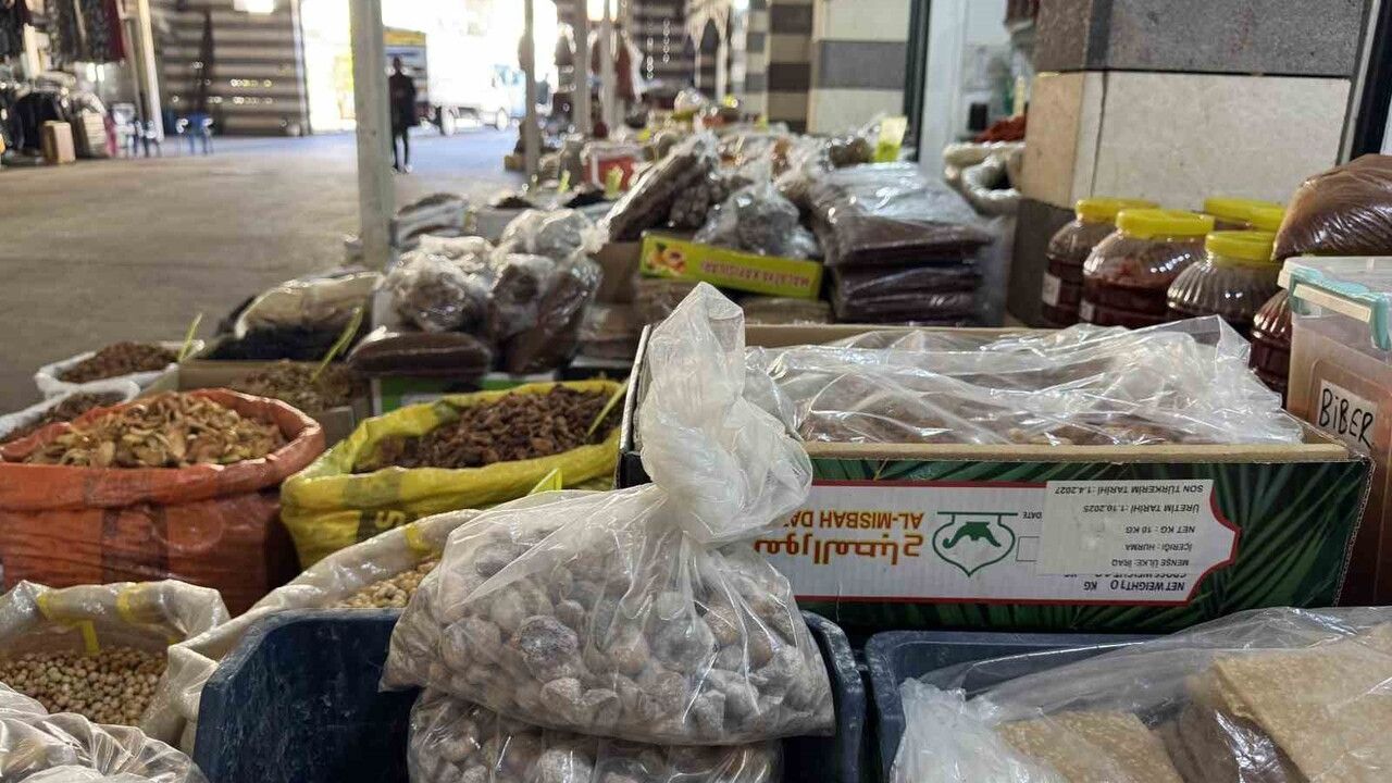 Çermik'te Organik Kuruyemiş Pazarı Kışın İlgi Odağı