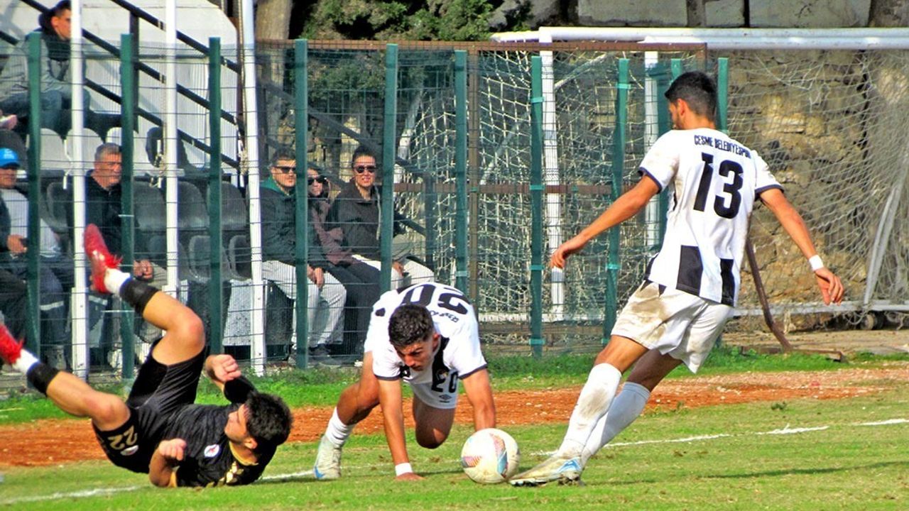 Çeşme Belediyespor ikinci yarıya 2-0 galibiyetle başladı