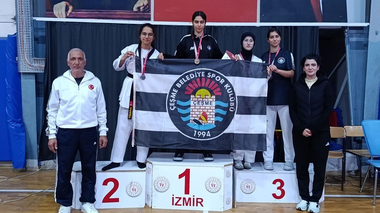 Çeşme Belediyespor Taekwondo'da Buca İl Seçmeleri'nde Kürsüye Damga Vurdu