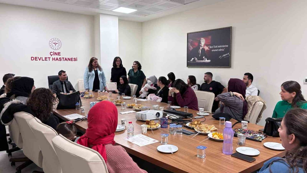 Çine'de Gebe Okulu ve Bebek Akademisi: Katılım Belgeleri Verildi