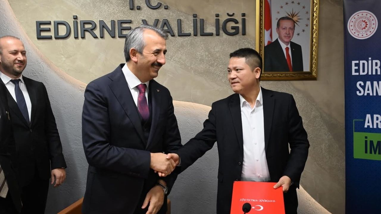 Çinli Firma Edirne'de 1.660 Kişiye İstihdam Sağlayacak