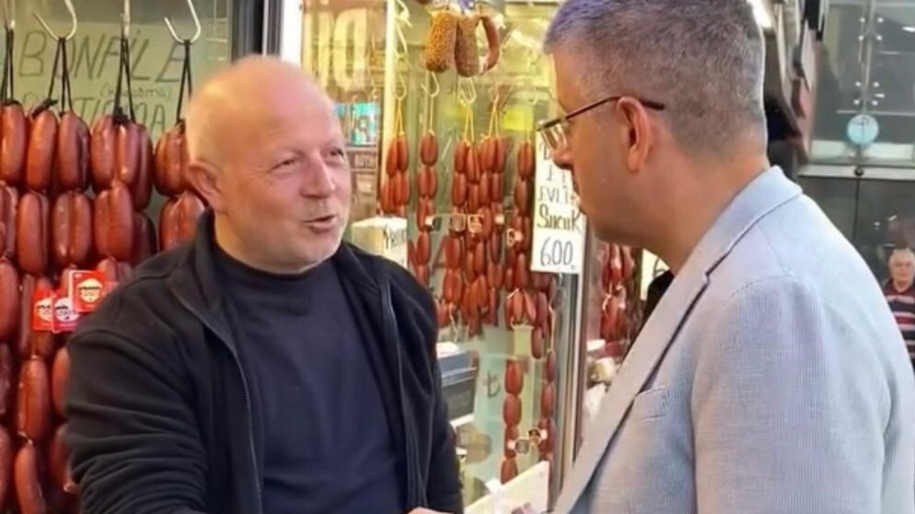 Çopuroğlu'ndan Özgür Özel'e görüntülü cevap: Kayseri'de vatandaş ve esnaf buluşması