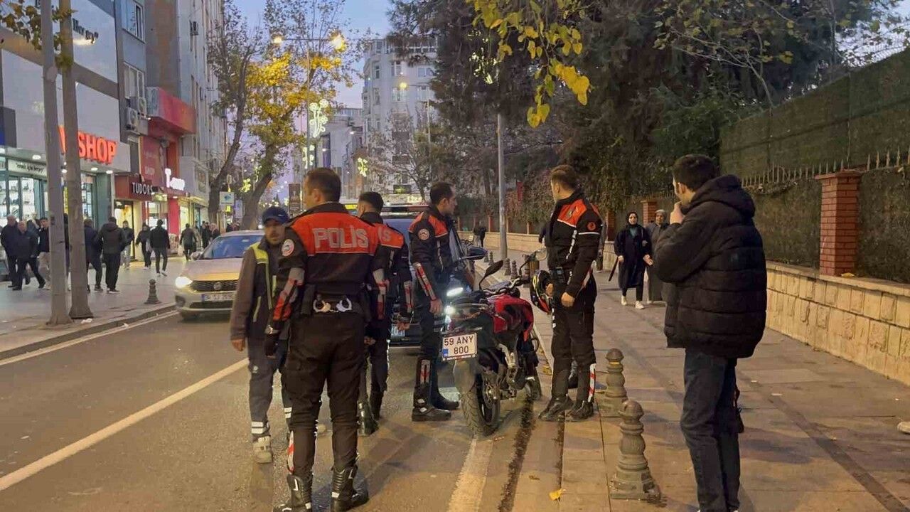 Çorlu'da motosiklet kazası: 66 yaşındaki kadın yaralandı