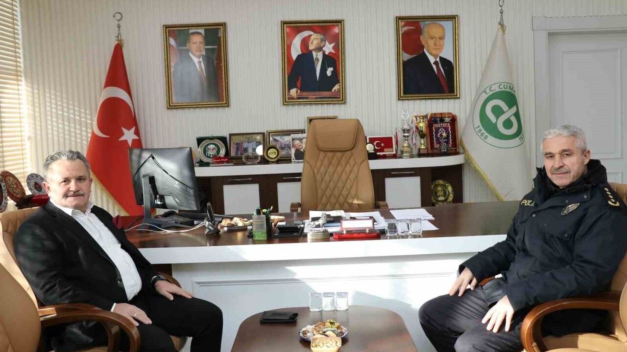 Cumayeri Başkanı Koloğlu, İl Emniyet Müdürü İbrahim Ergüder’i Ağırladı