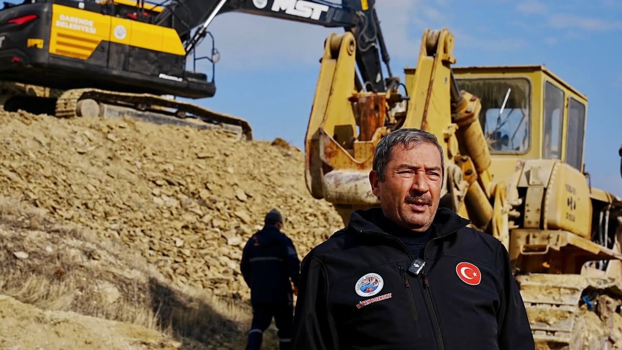 Darende'de 21 Dönümlük Millet Bahçesi'ne İlk Kazma