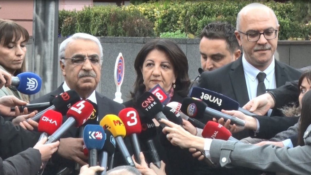 DEM Parti İmralı Heyeti, Adalet Bakanı Yılmaz Tunç'u Ziyaret Etti