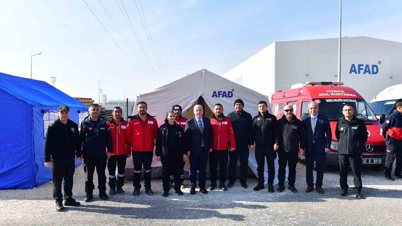 Denizli'de AFAD Tatbikatı (10 Aralık 2025): 'Bugünün tatbikatı, yarının hazırlığıdır'