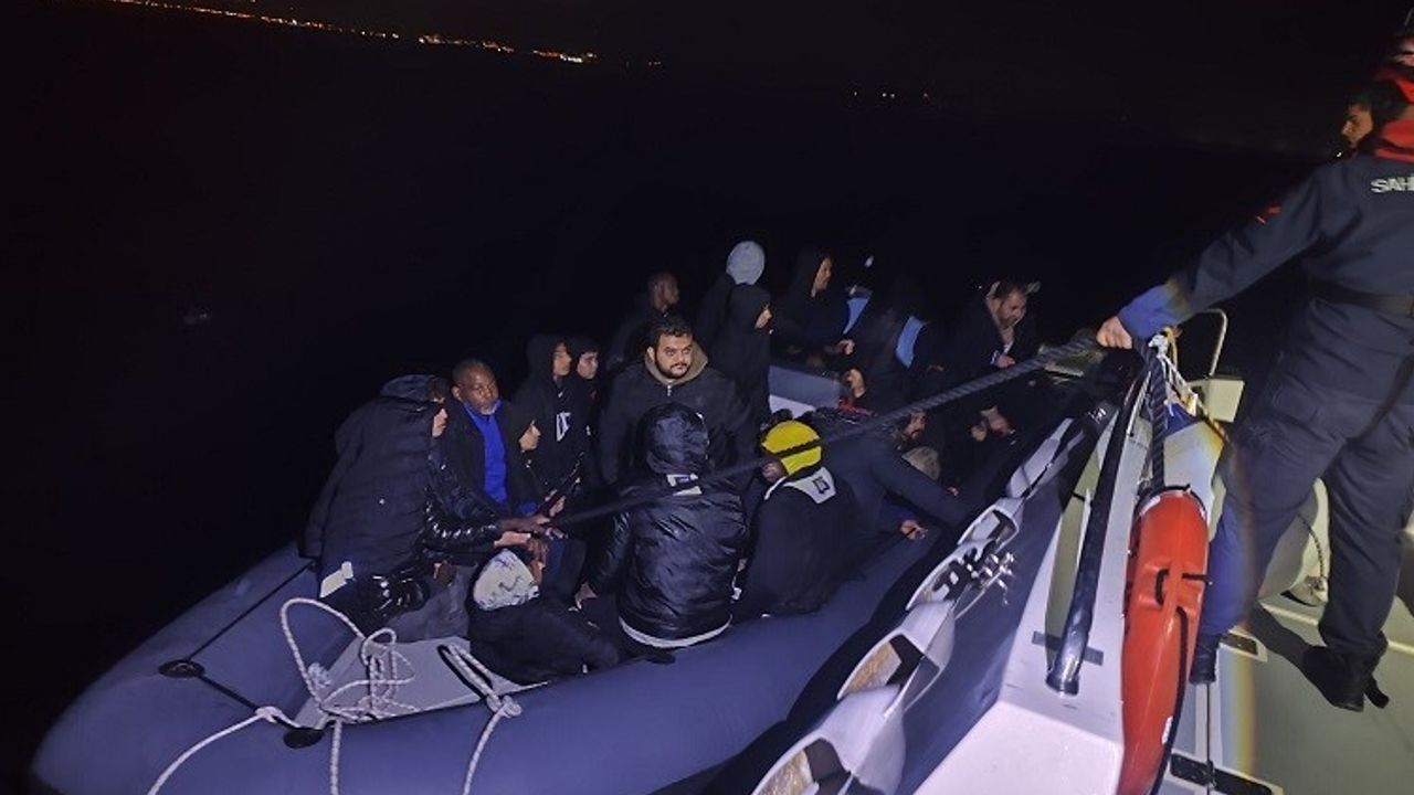 Didim'de 31 Düzensiz Göçmen Sahil Güvenlik Tarafından Kurtarıldı