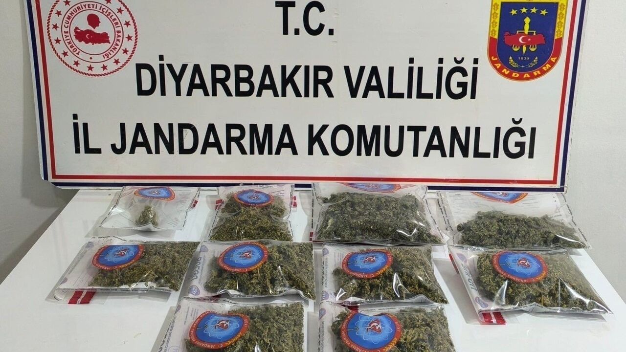 Diyarbakır'da Jandarma Operasyonu: 25 Kilo Esrar Ele Geçirildi