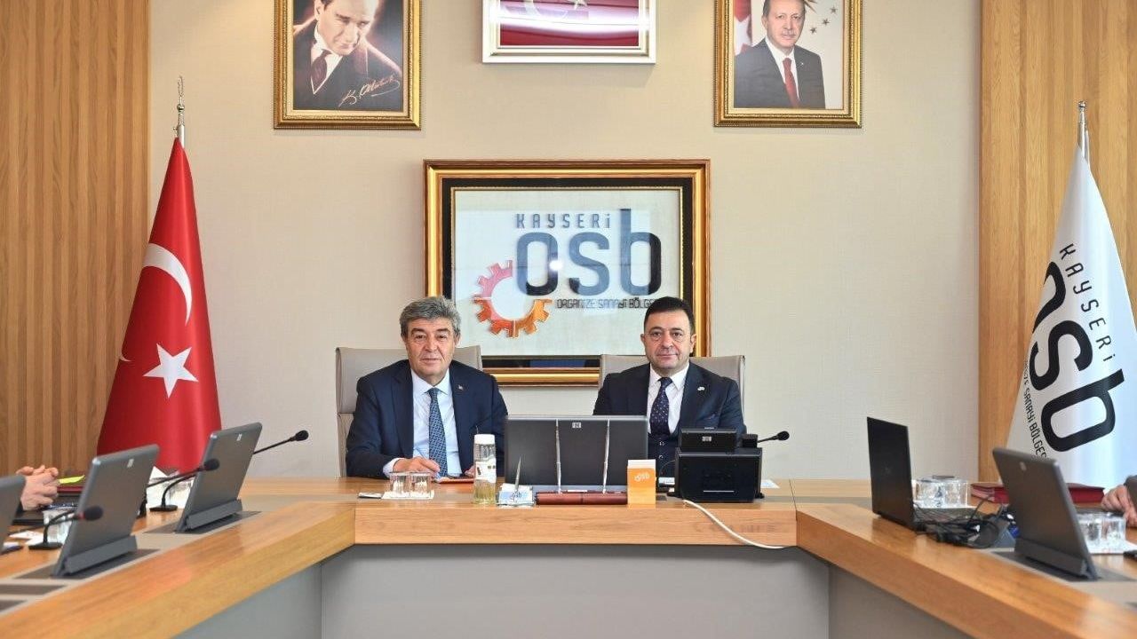 Dursun Ataş, Kayseri OSB Yönetim Kurulu Toplantısı’na Katıldı