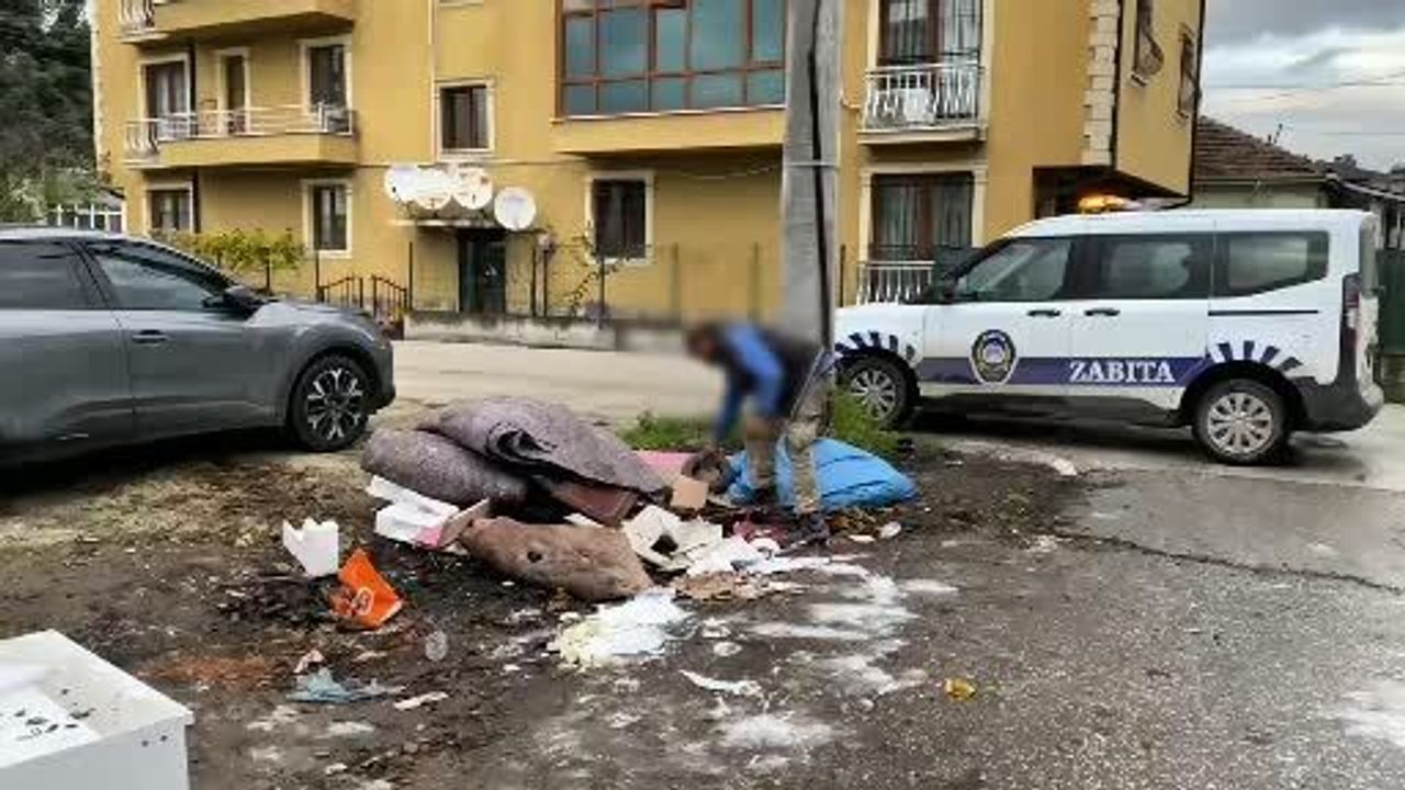 Düzce’de Çevreyi Kirletene Ceza ve Temizlik