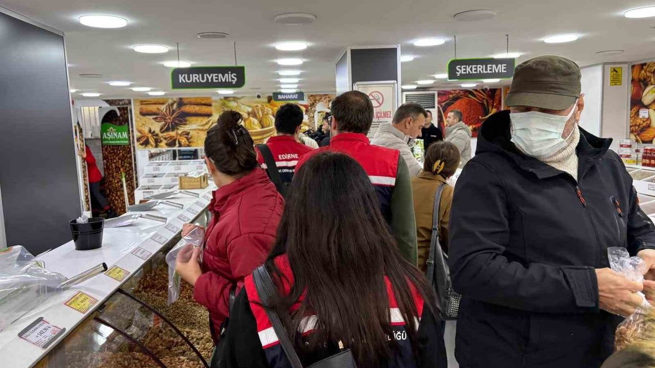 Edirne’de 8 bin gıda denetimi: 81 işletmeye yaklaşık 5 milyon TL ceza
