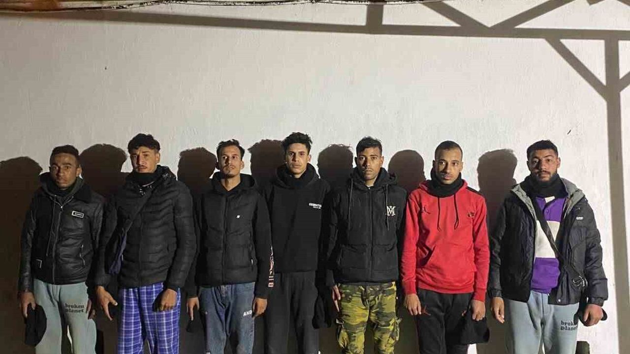 Edirne Demirköprü'de 7 Fas Uyruklu Kaçak Göçmen Yakalandı