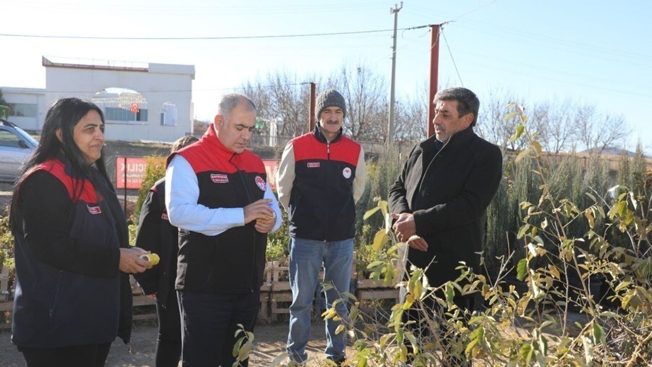 Elazığ'da Fidancılık İşletmelerine Denetim — İl Tarım ve Orman Müdürlüğü
