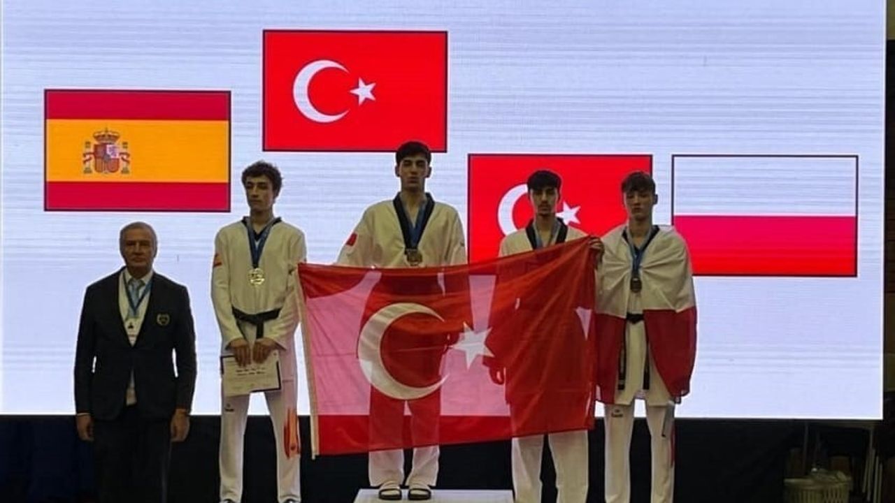 Emir Perçin, Ümitler Avrupa Taekwondo Şampiyonası'nda Bronz Madalya