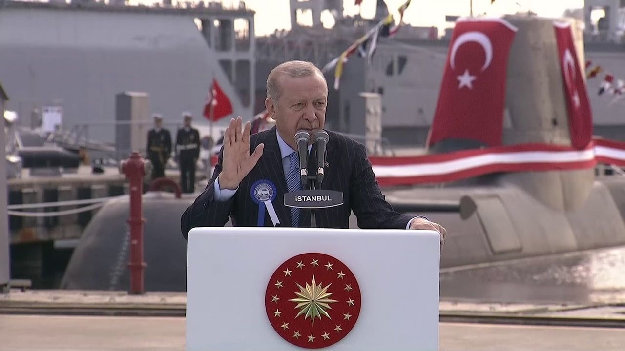 Erdoğan: Türkiye, kendi savaş gemisini geliştiren 10 ülkeden biri