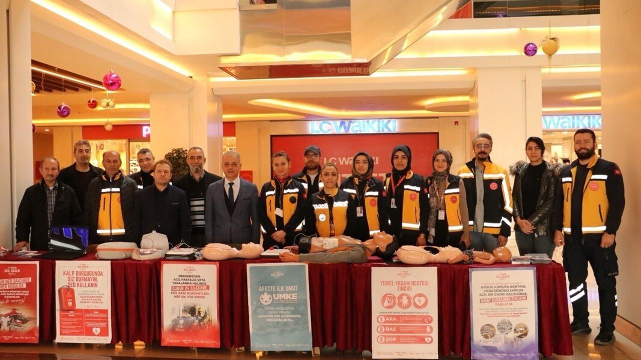 Erzincan'da OED ve İlk Müdahale Eğitimi - Acil Sağlık Hizmetleri Haftası