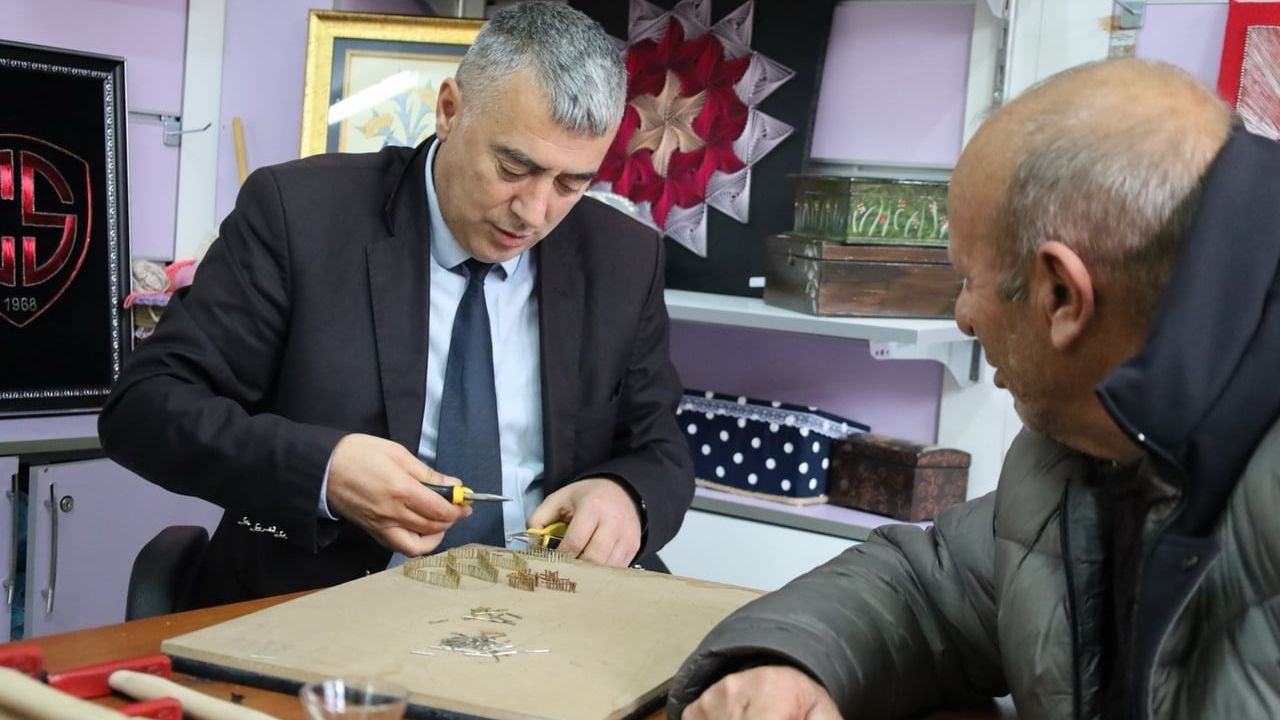 Erzincan'da Şehit Yakınları ve Gazilere Filografi Kursu