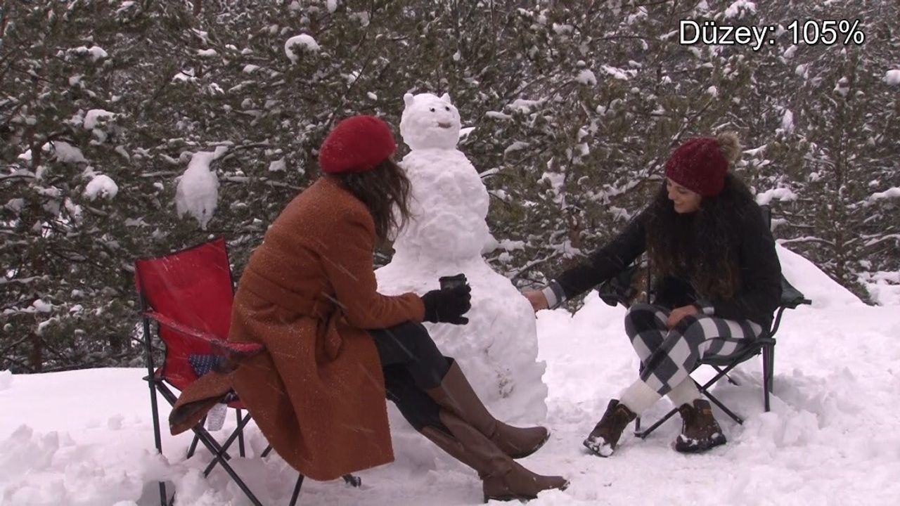 Erzincan Dumanlı Tabiat Parkı Kartpostallık Kış Görüntüleriyle Büyüledi