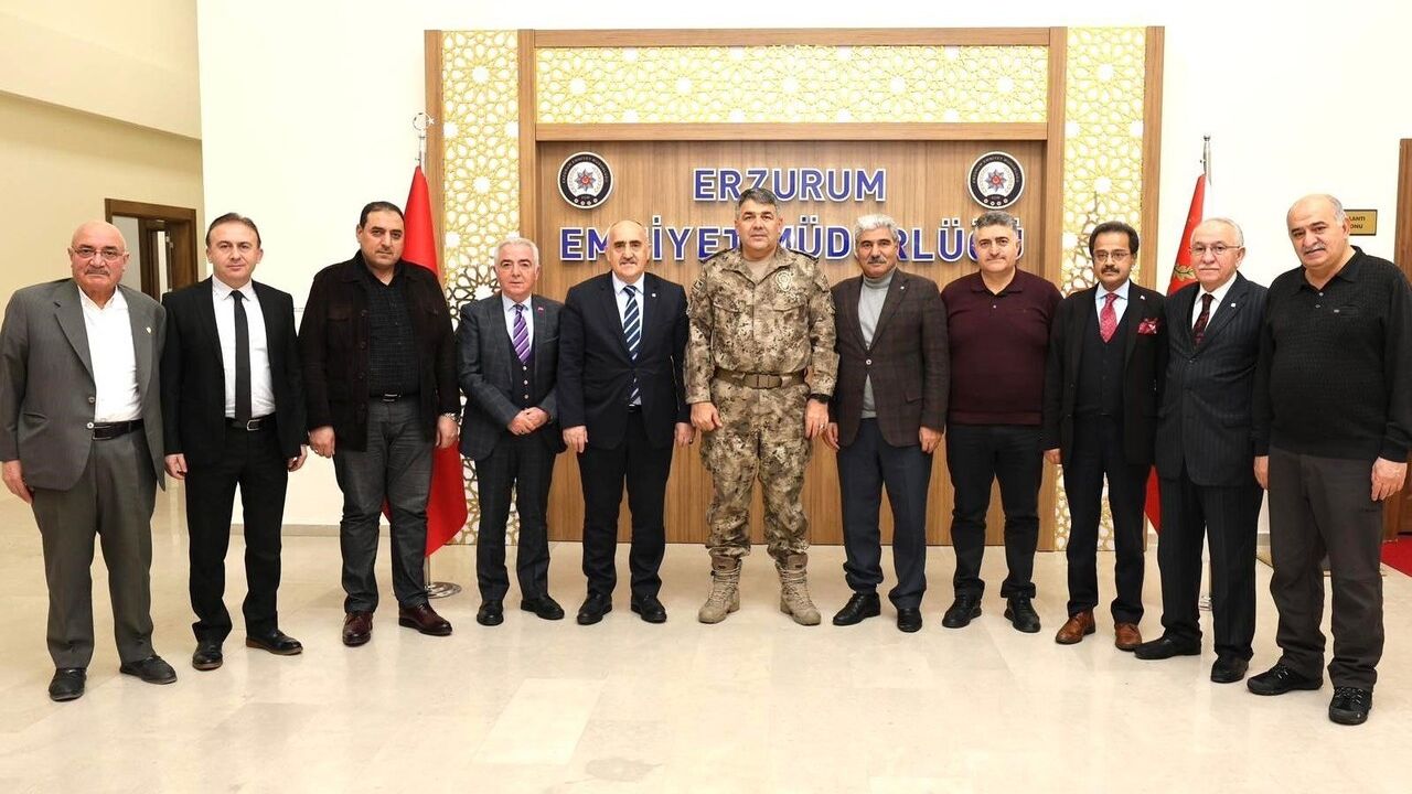 Erzurum Kent Konseyi’nden Emniyet Müdürü Onur Karaburun’a Hayırlı Olsun Ziyareti