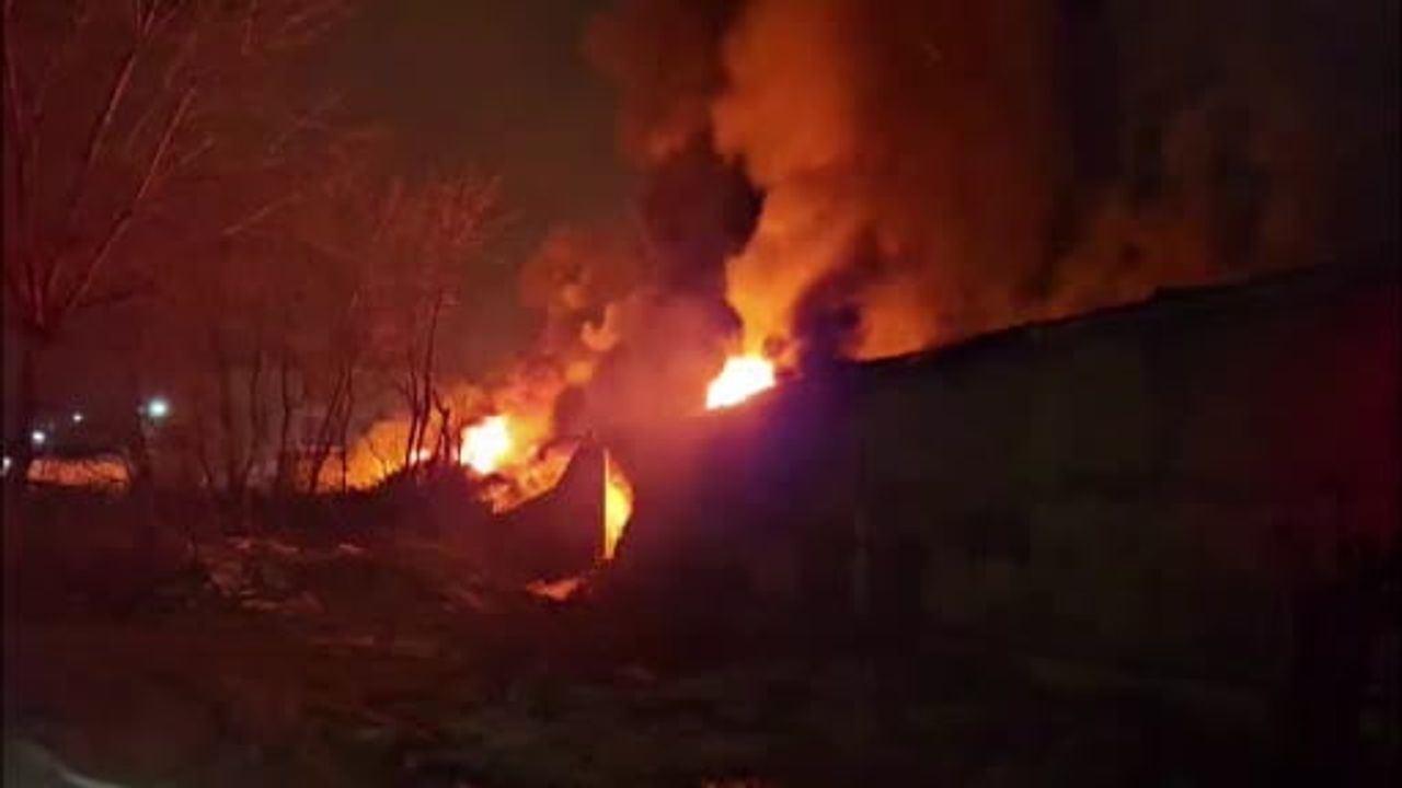 Esenyurt'ta Fabrika Yangını