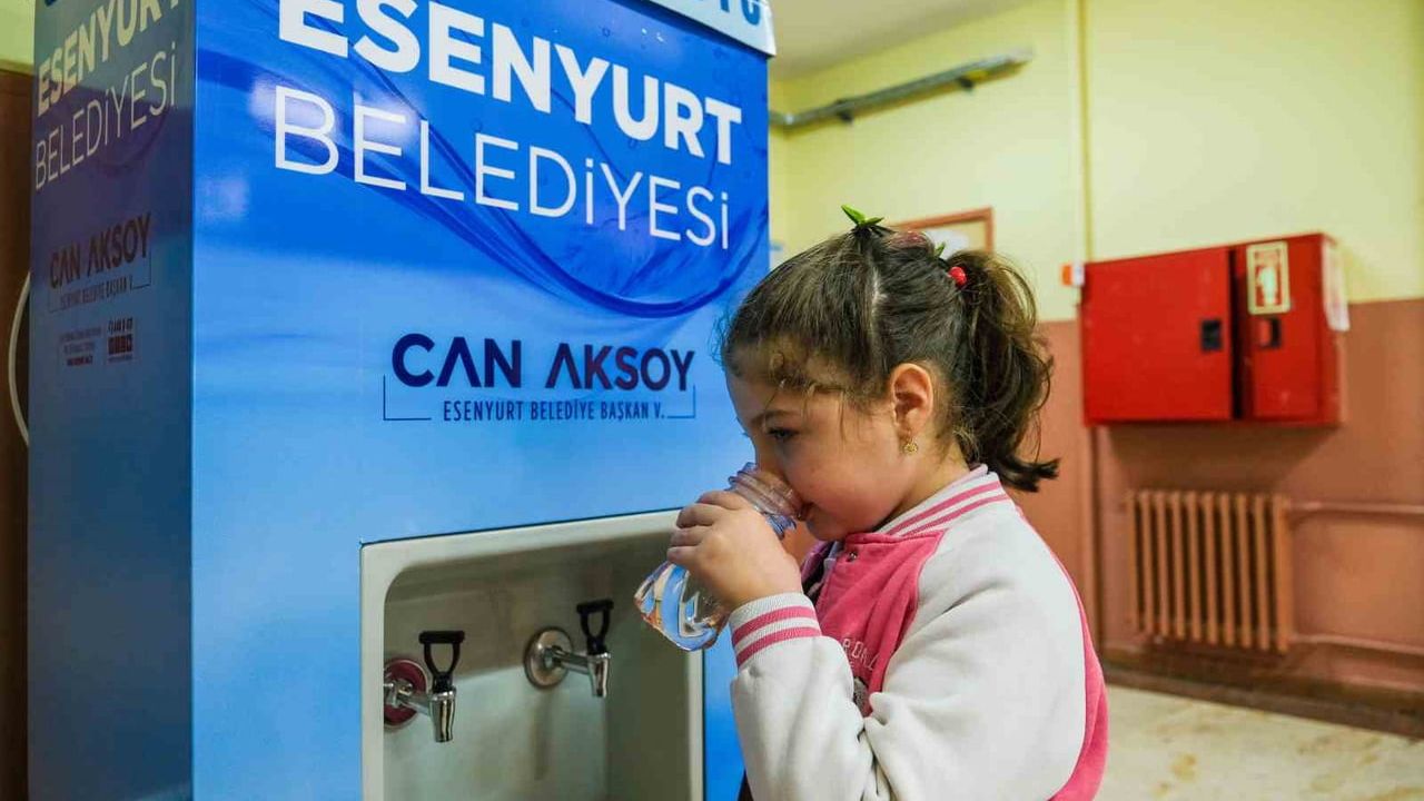 Esenyurt'ta Okullara Ücretsiz İçme Suyu: Su Sebilleri Kuruldu